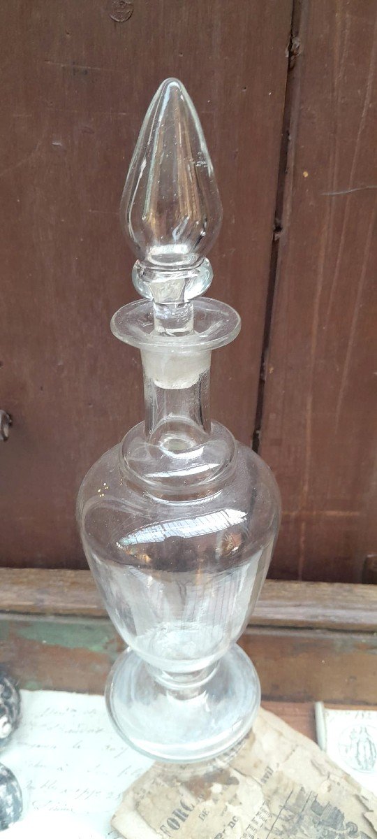 Blown Glass Liqueur Carafe, 18th Century