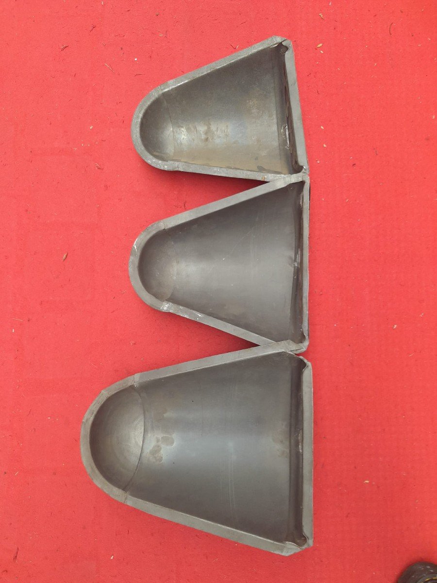 Hausmannian Roof Cat Flaps, Zinc, Early 20th Century-photo-4