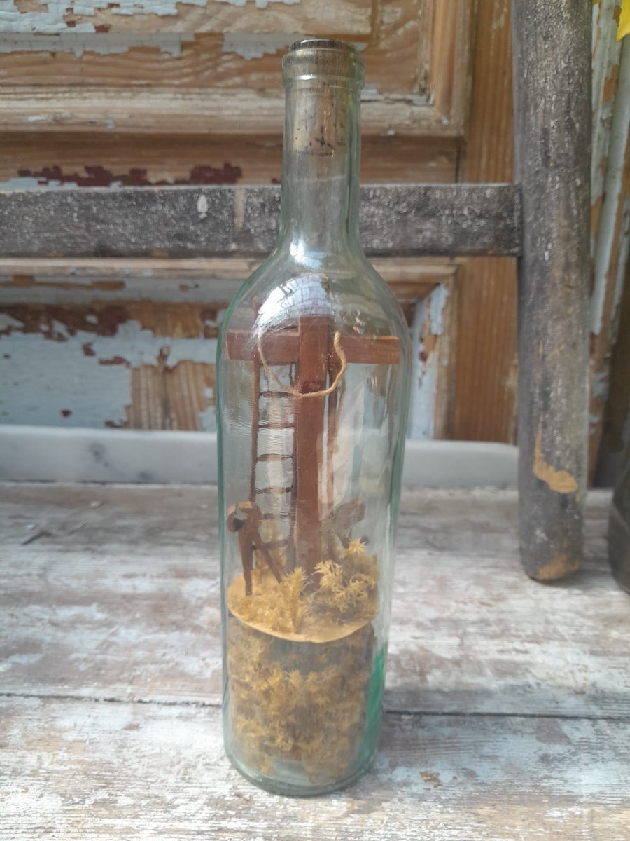 Impossible Bottle Of Passion, Or Of Mariner, 19th Century-photo-5