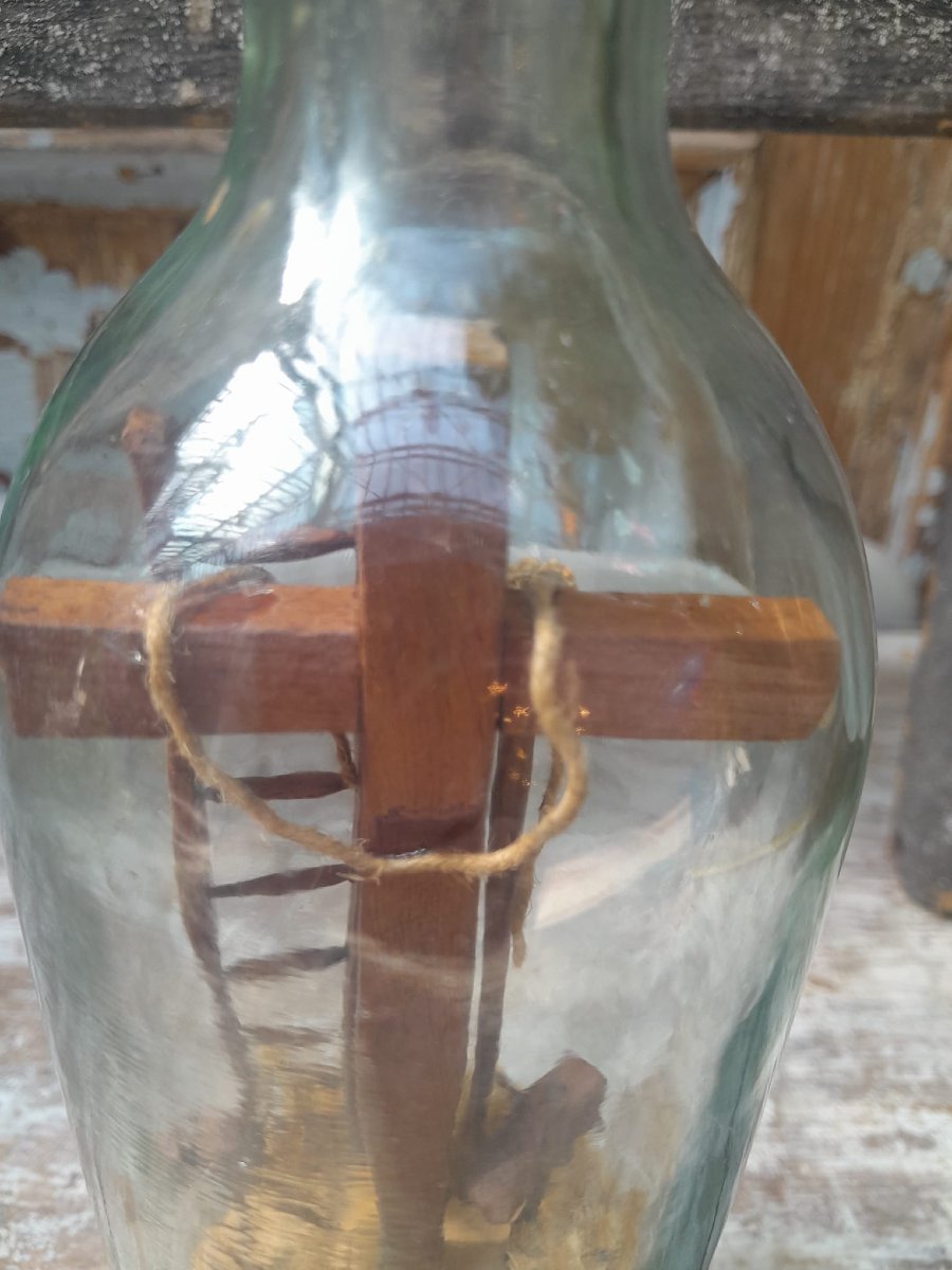 Impossible Bottle Of Passion, Or Of Mariner, 19th Century-photo-7