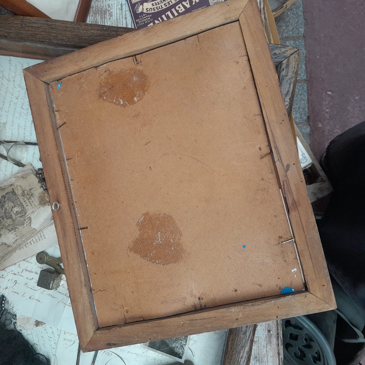 Cadre à Ex-voto, Argent, Italie, Début XXème-photo-3