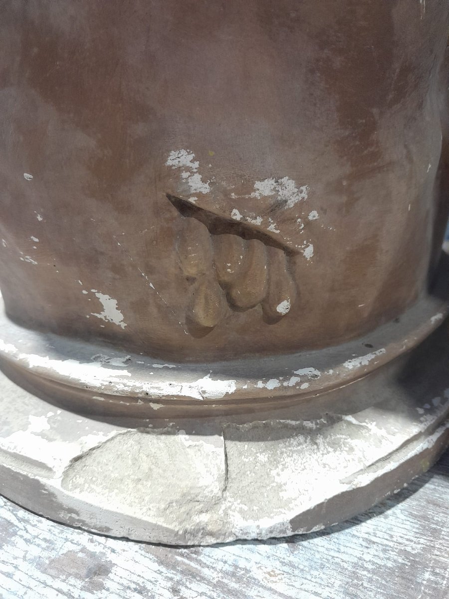 Buste du Christ de la Résignation,  plâtre, XIXÈME-photo-5