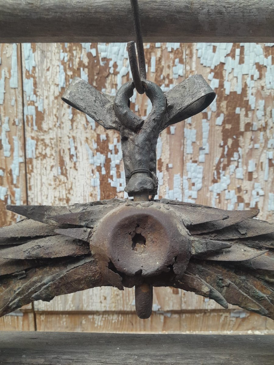 "at The Golden Apple" Sign, 18th Century, Paris, Wrought Iron-photo-2