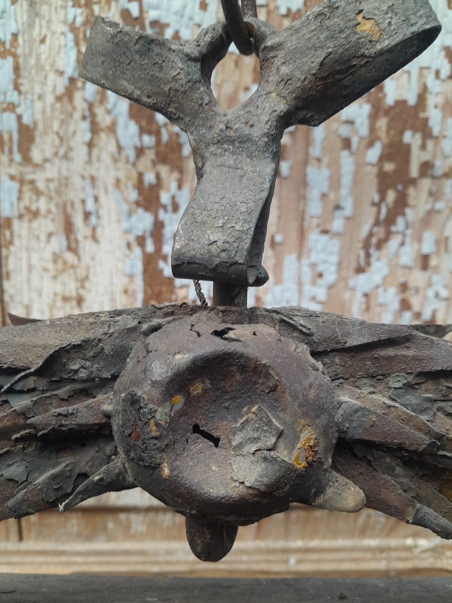 "at The Golden Apple" Sign, 18th Century, Paris, Wrought Iron-photo-8