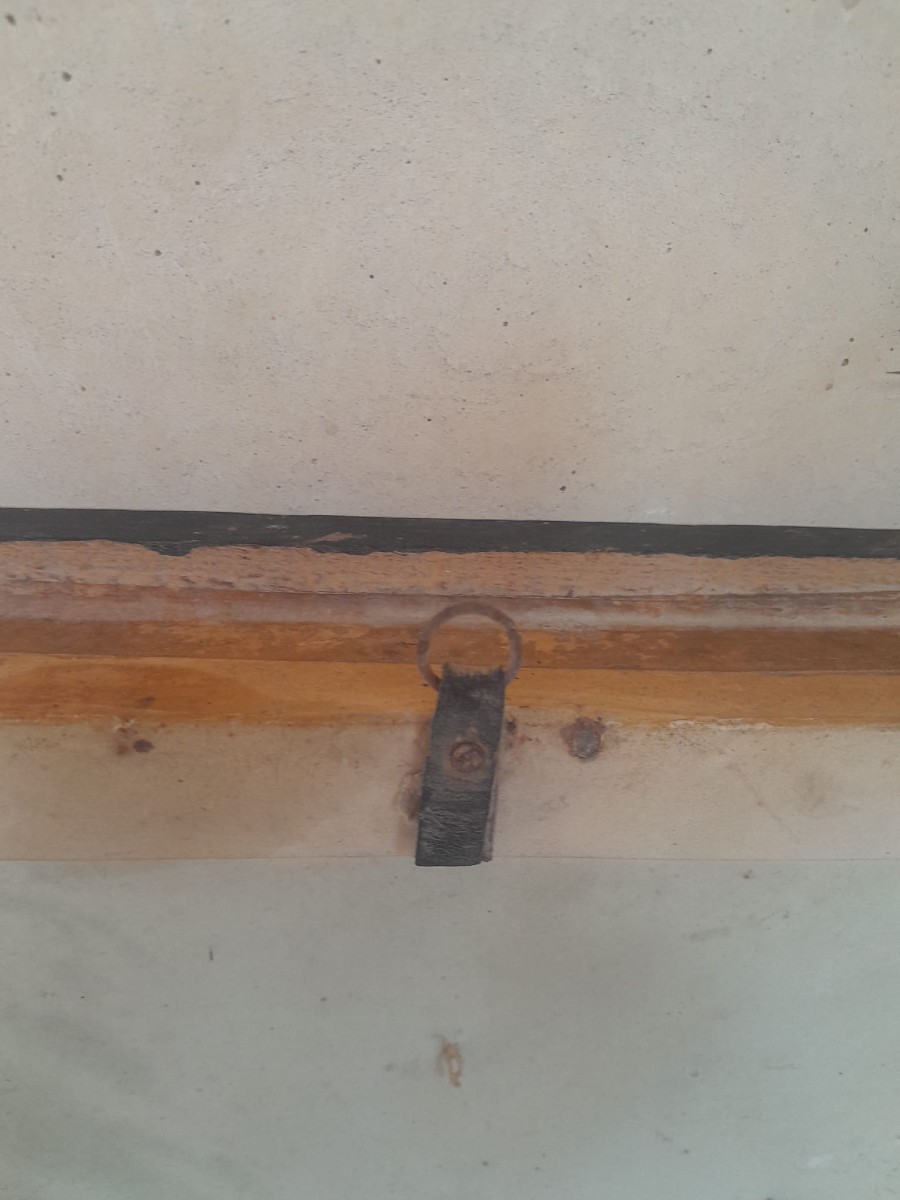 Communion Frame, Napoleon III Period, Blackened Wood.-photo-4