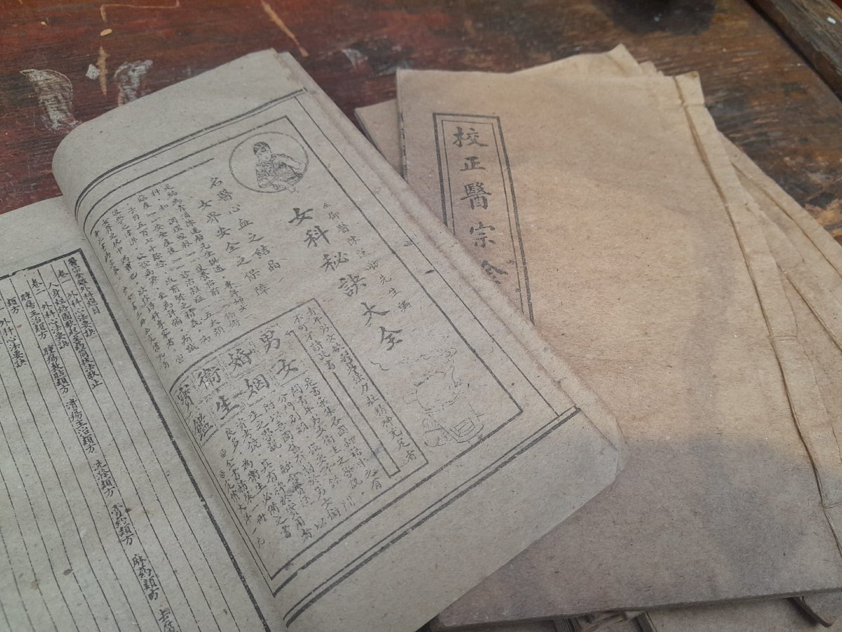 Book By Jinjian Treatise On Traditional Chinese Medicine In 10 Volumes, Circa 1920-photo-4
