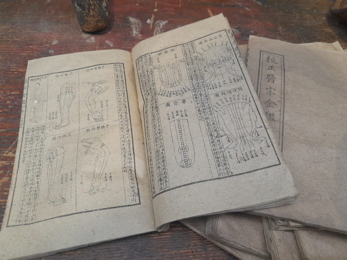 Book By Jinjian Treatise On Traditional Chinese Medicine In 10 Volumes, Circa 1920-photo-2