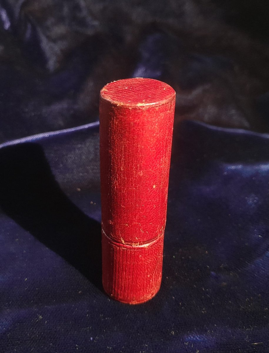 Salt Bottle, 1900, With Contents, In Glass And Intact Case-photo-4
