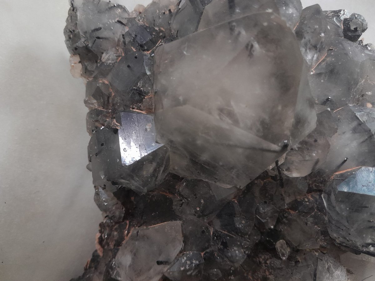 Quartz, Phantom Quartz, And Black Tourmaline Inclusion-photo-2