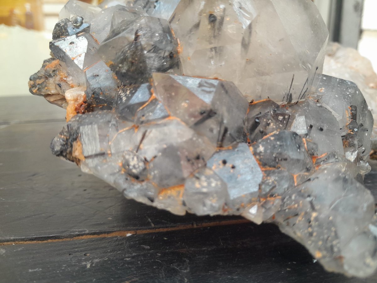 Quartz, Phantom Quartz, And Black Tourmaline Inclusion-photo-6