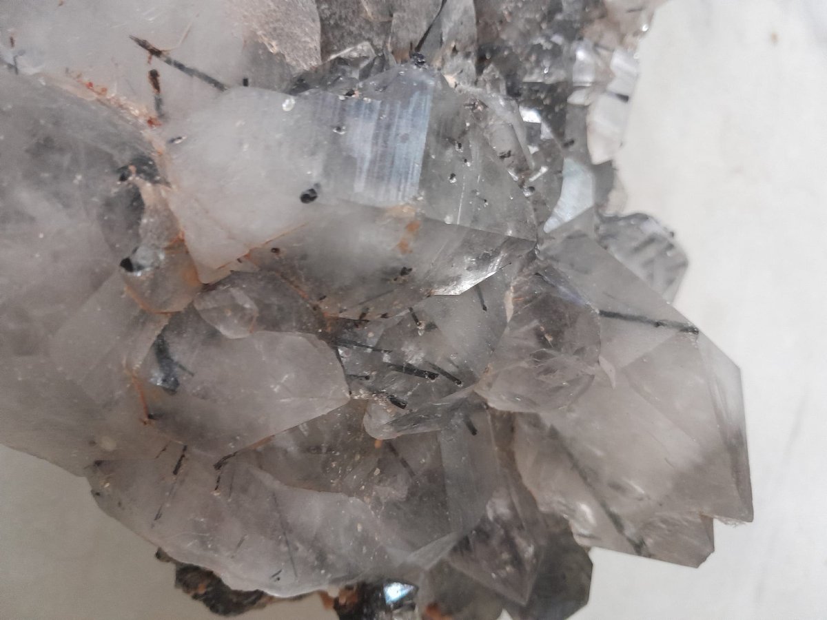 Quartz, Phantom Quartz, And Black Tourmaline Inclusion-photo-8