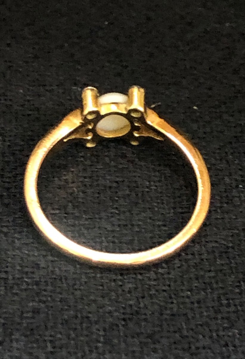 Pearl And Diamond Roses Ring-photo-3