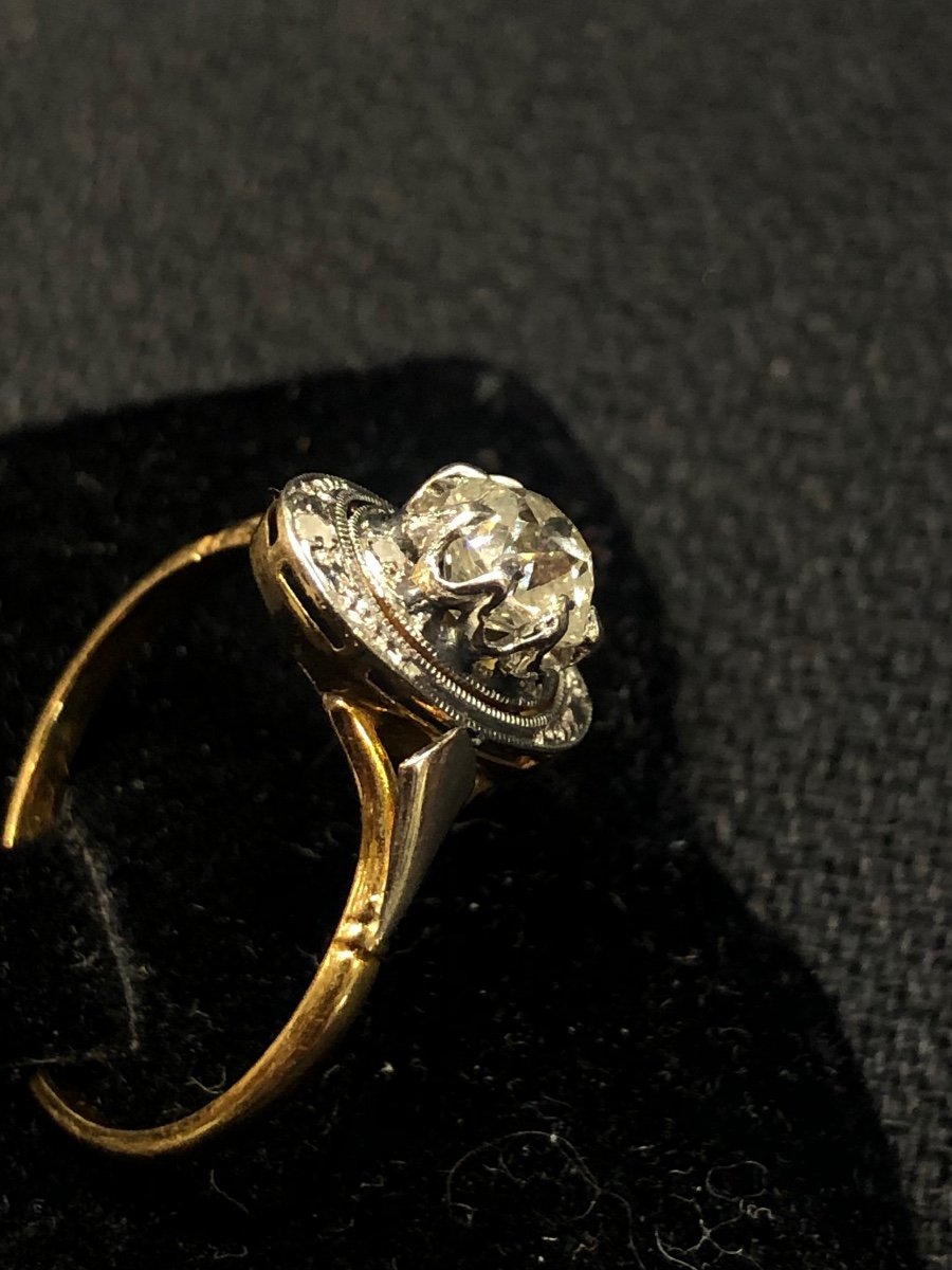 Art Deco Diamond Ring-photo-3