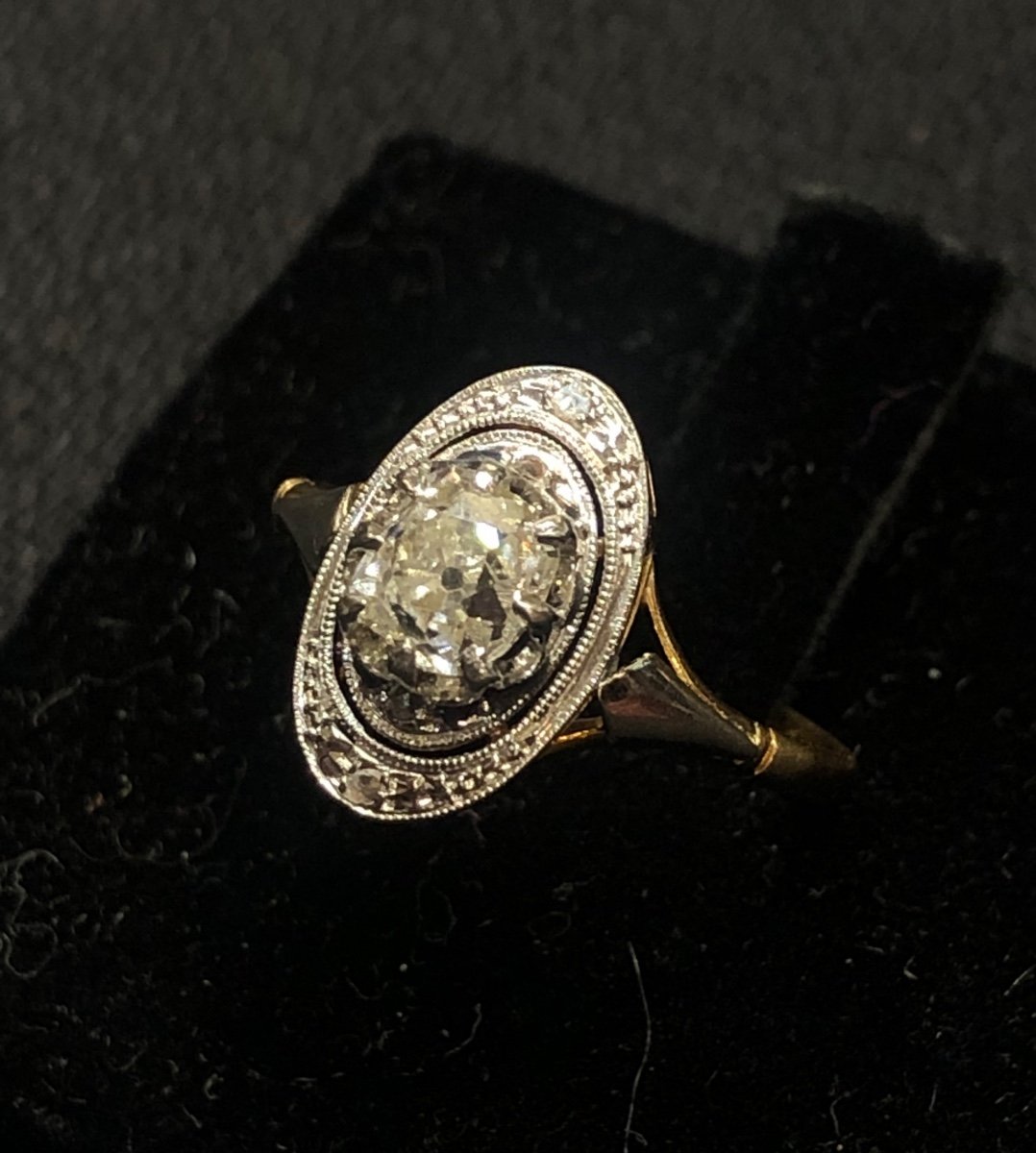 Art Deco Diamond Ring-photo-4