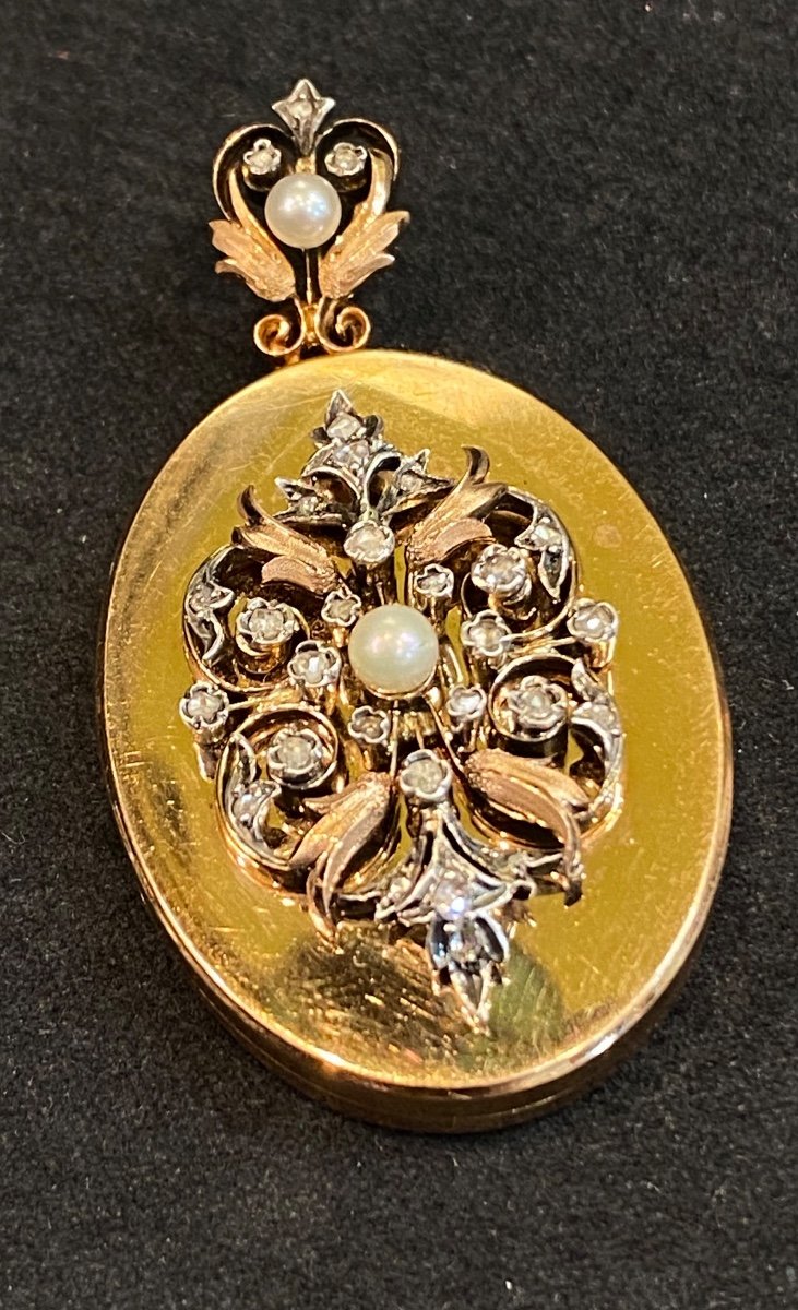Pendentif Cassolette (porte Photo)