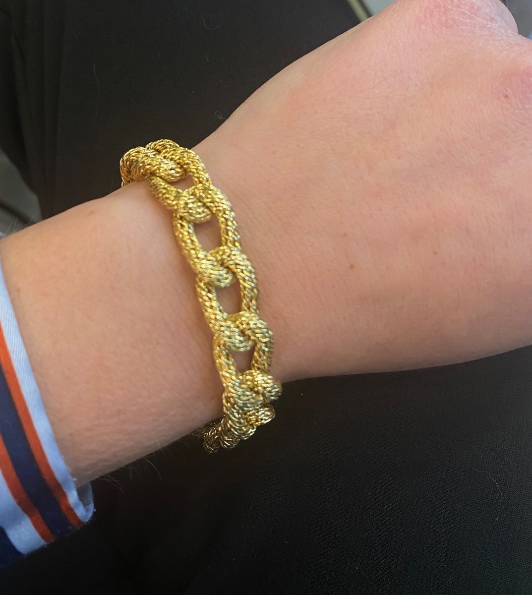 Bracelet Maille Gourmette -photo-2