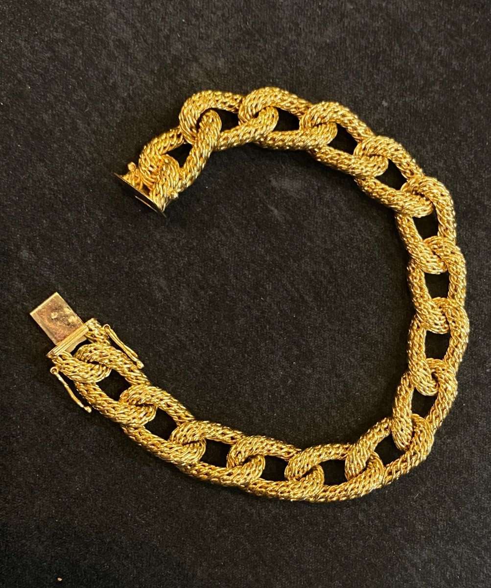 Bracelet Maille Gourmette 