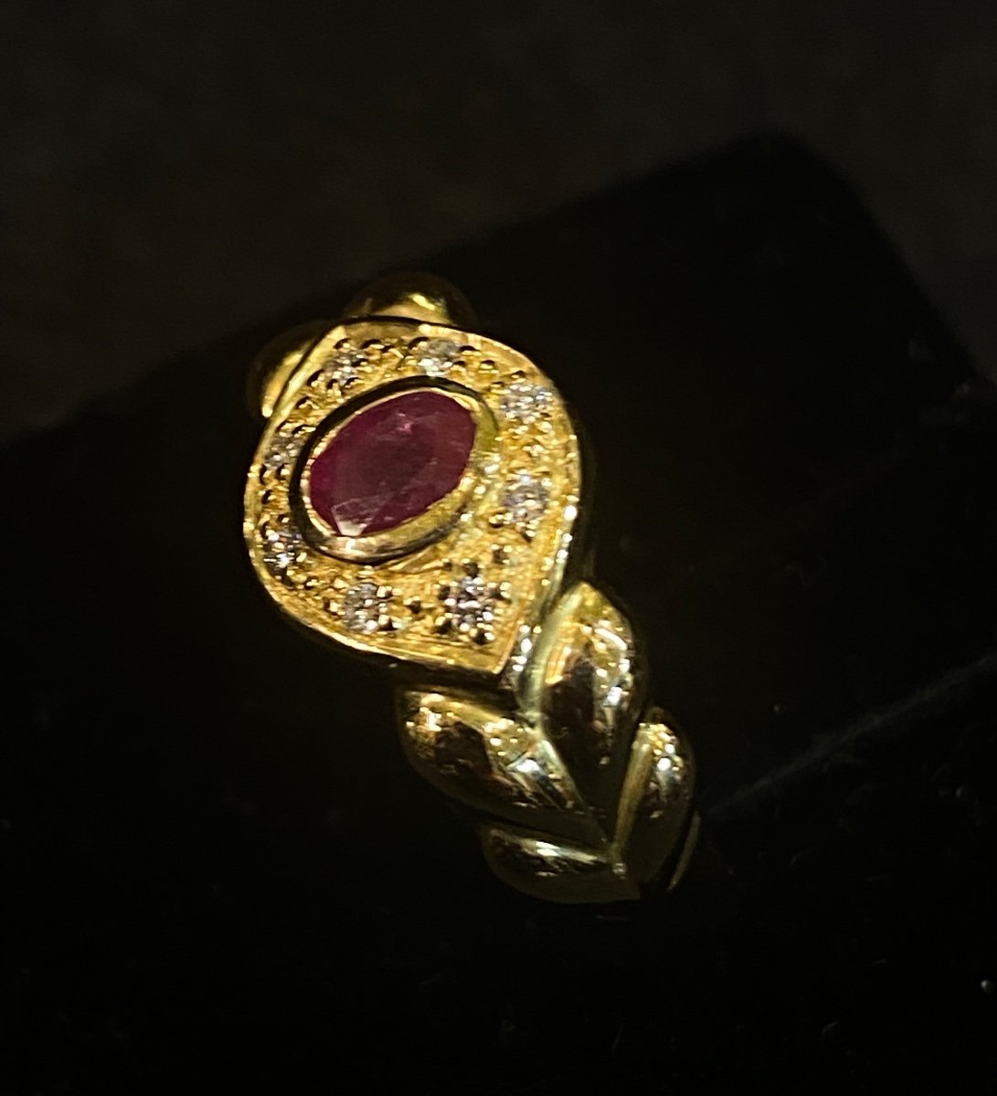 Bague Rubis Et Diamants-photo-3