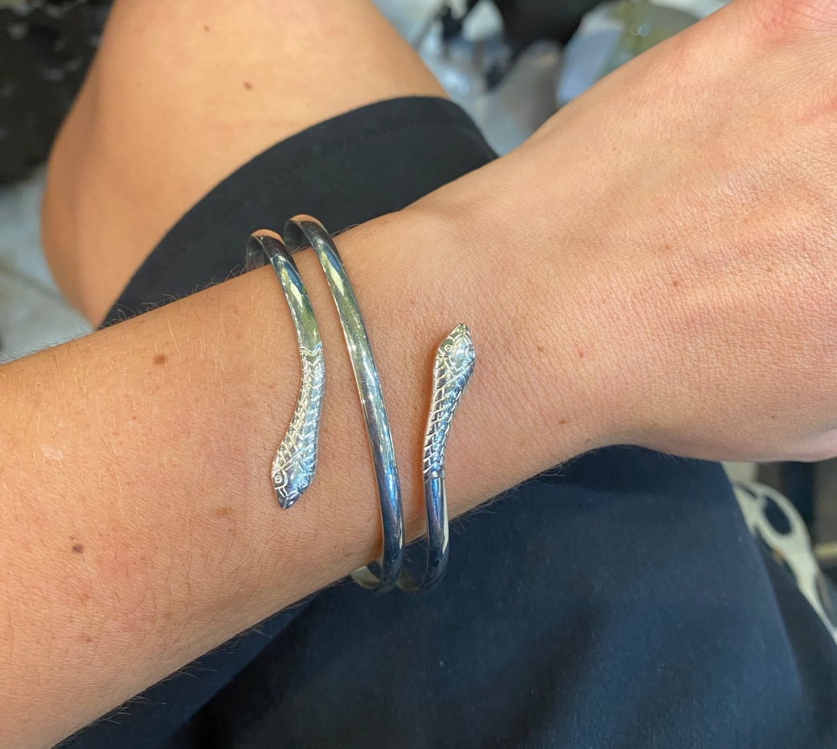 Bracelet Jonc Serpent 