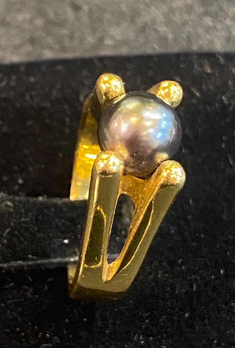 Gray Pearl Ring-photo-3