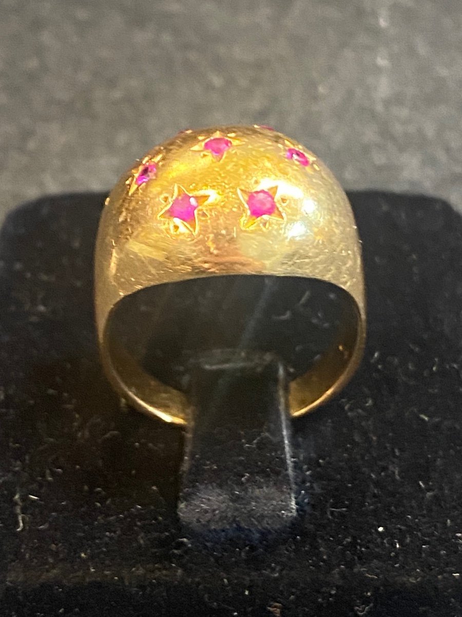 Bague Dôme Rubis -photo-3