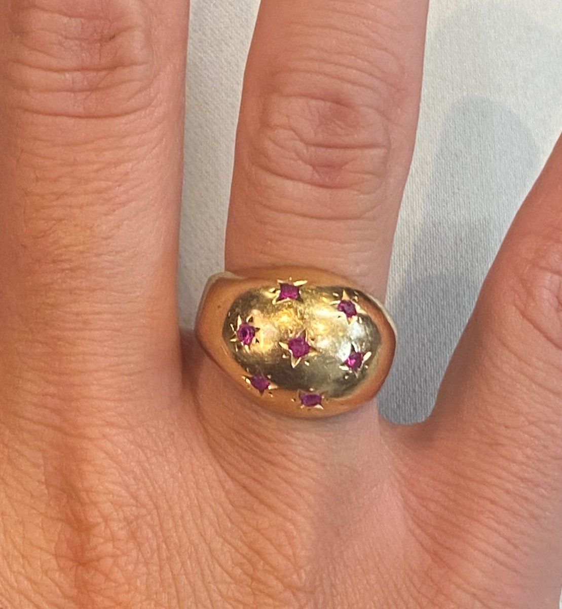 Bague Dôme Rubis 