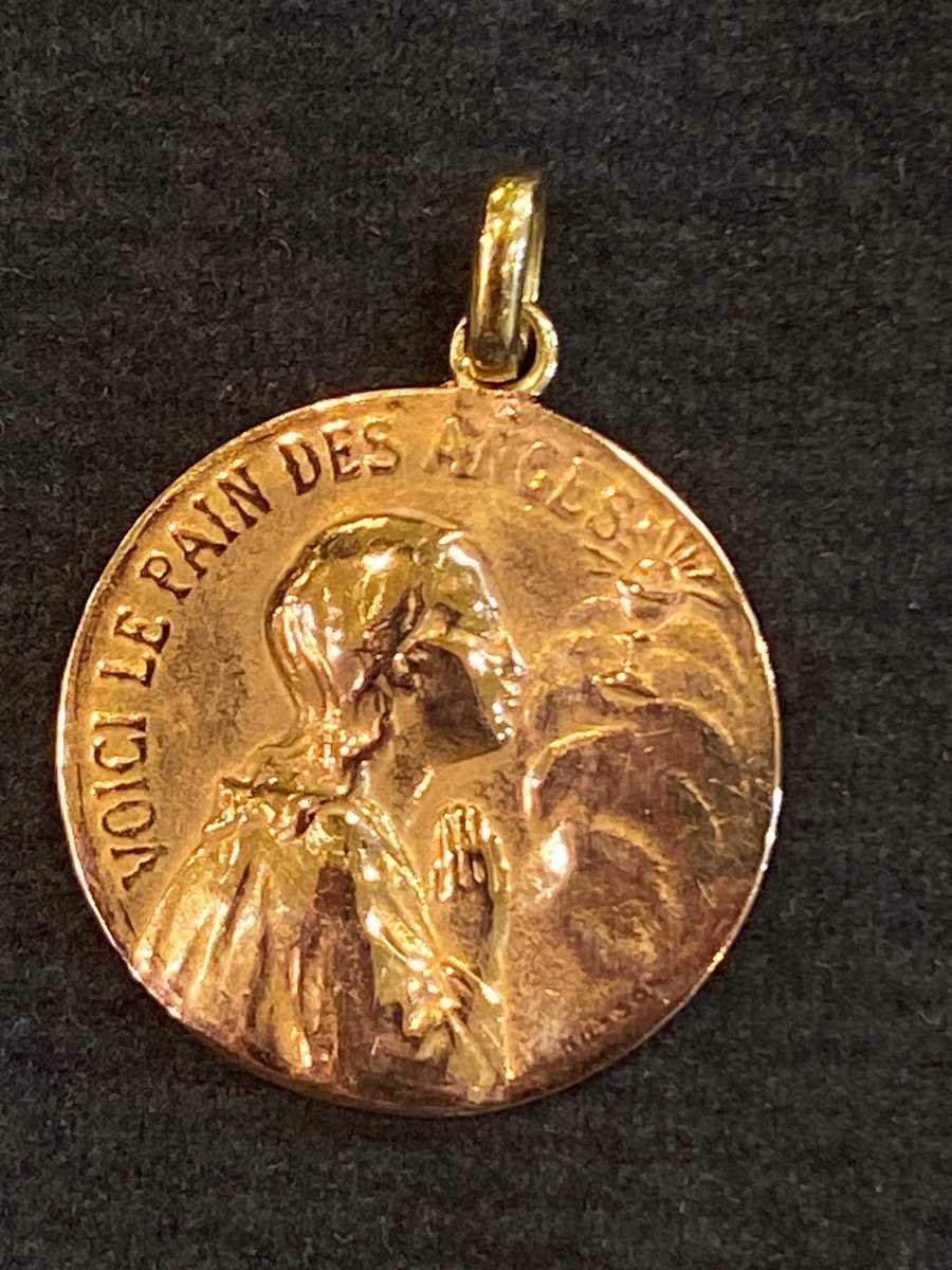 Médaille Voici Le Pain Des Anges -photo-4