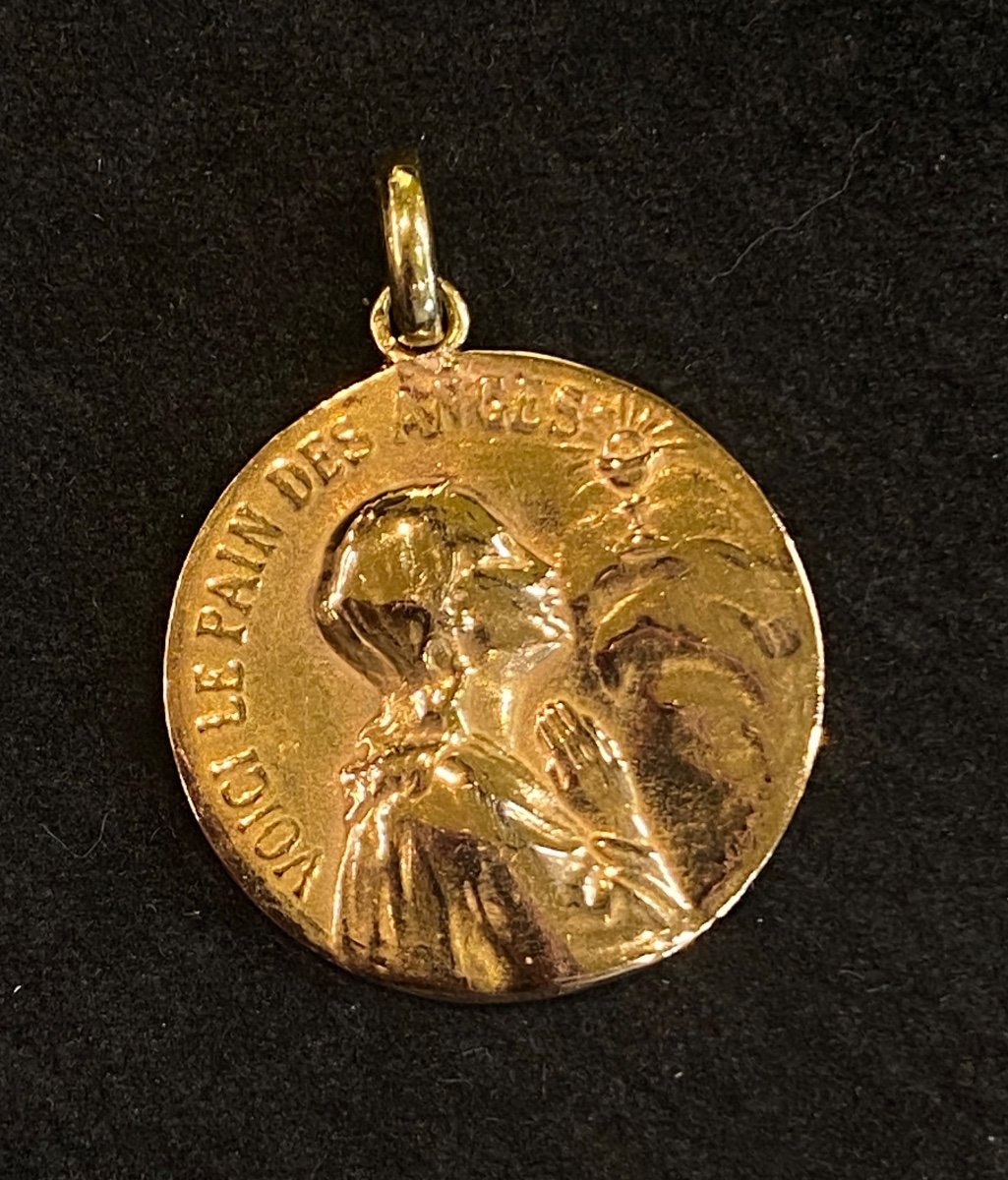 Médaille Voici Le Pain Des Anges 