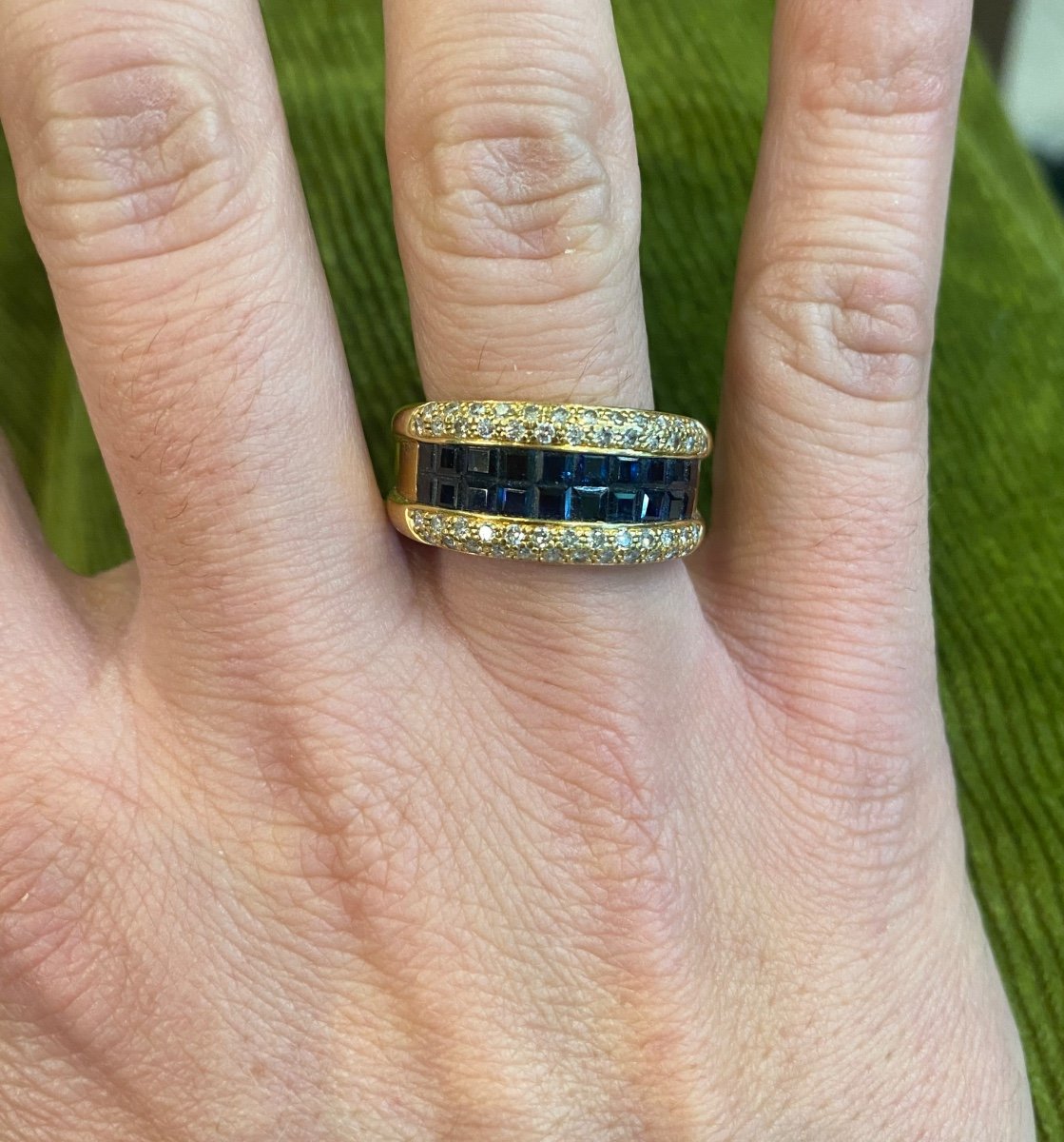 Calibrated Sapphire Band Ring-photo-2
