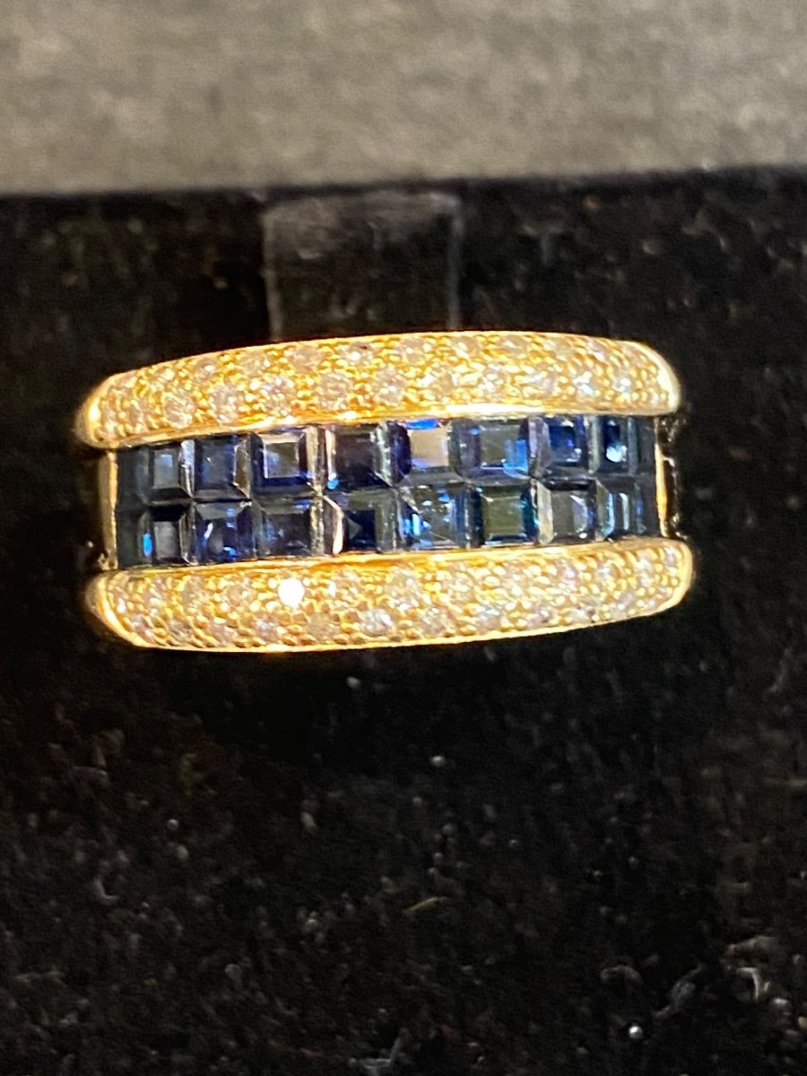 Calibrated Sapphire Band Ring