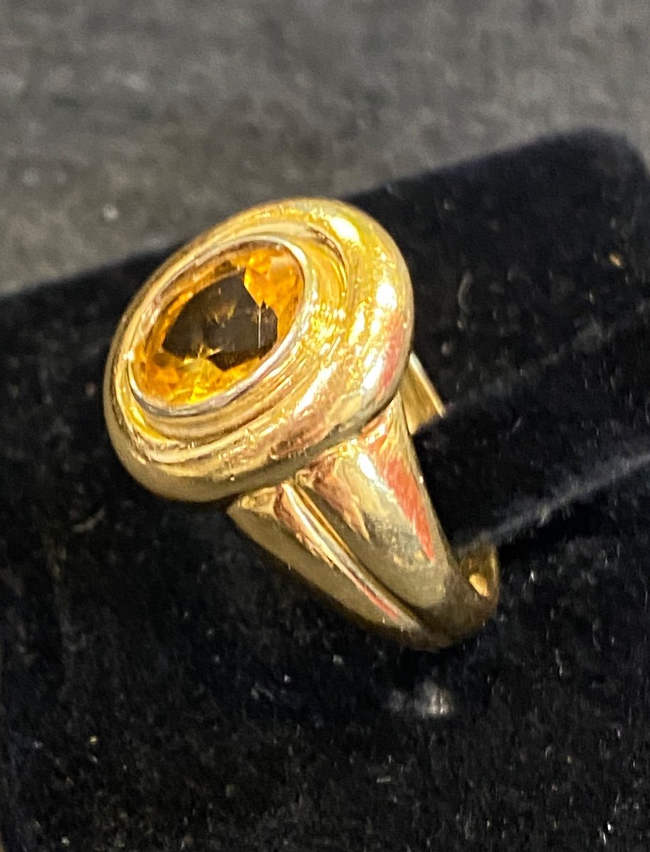 Bague Citrine -photo-2