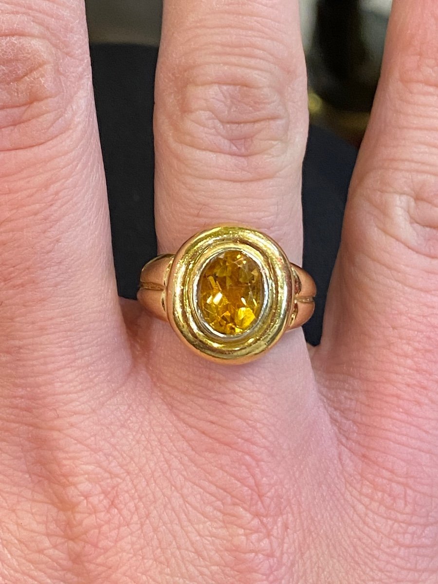 Bague Citrine -photo-3