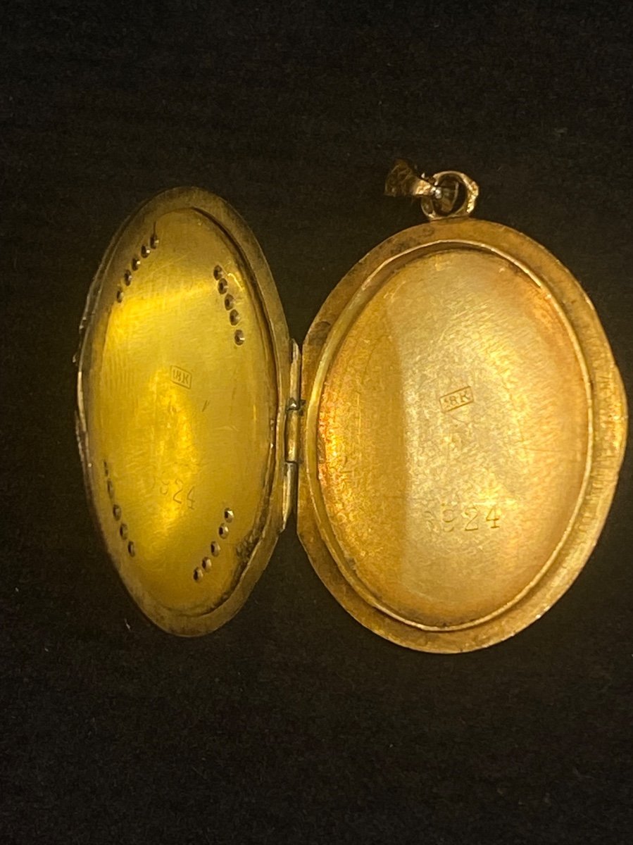 Pendentif Cassolette Porte Photo -photo-3