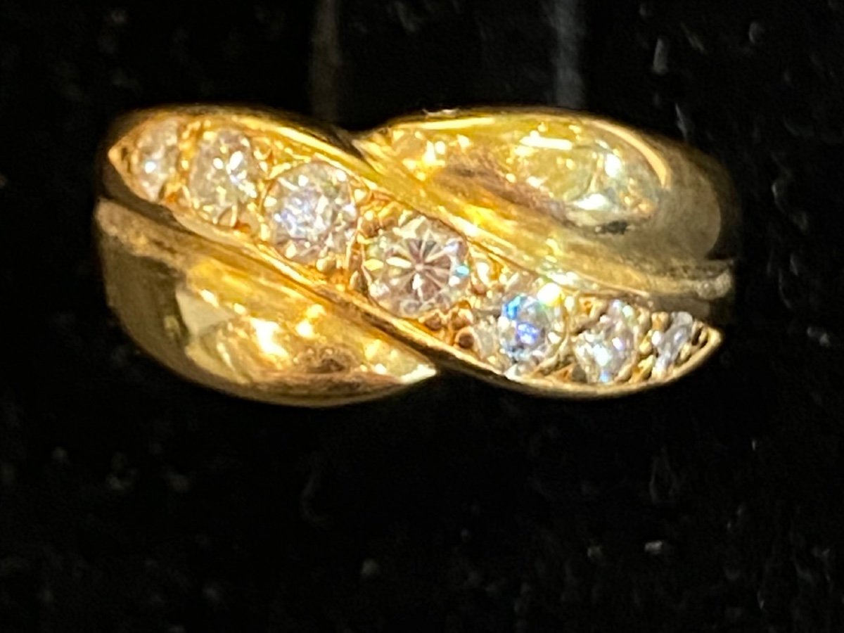 Diamond Cross Ring 
