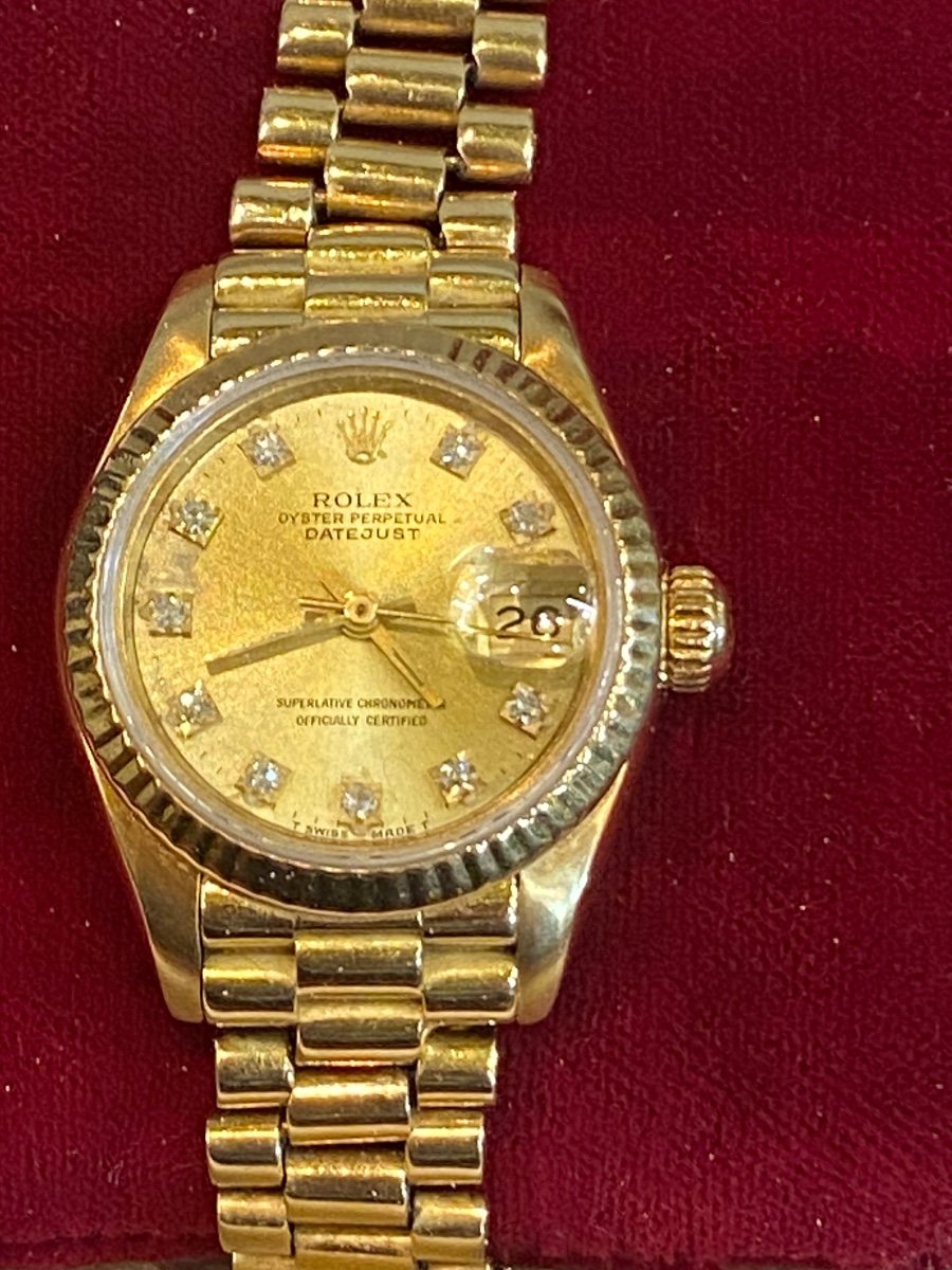 Montre Rolex Or FEMME-photo-4