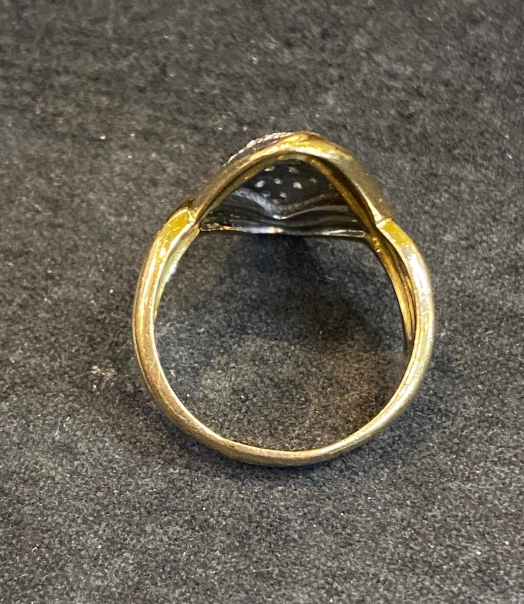 Marquise Pavement Diamond Ring -photo-3