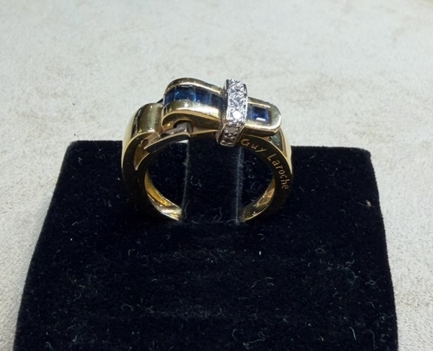 Bague ceinture Saphirs Et Diamants -photo-1