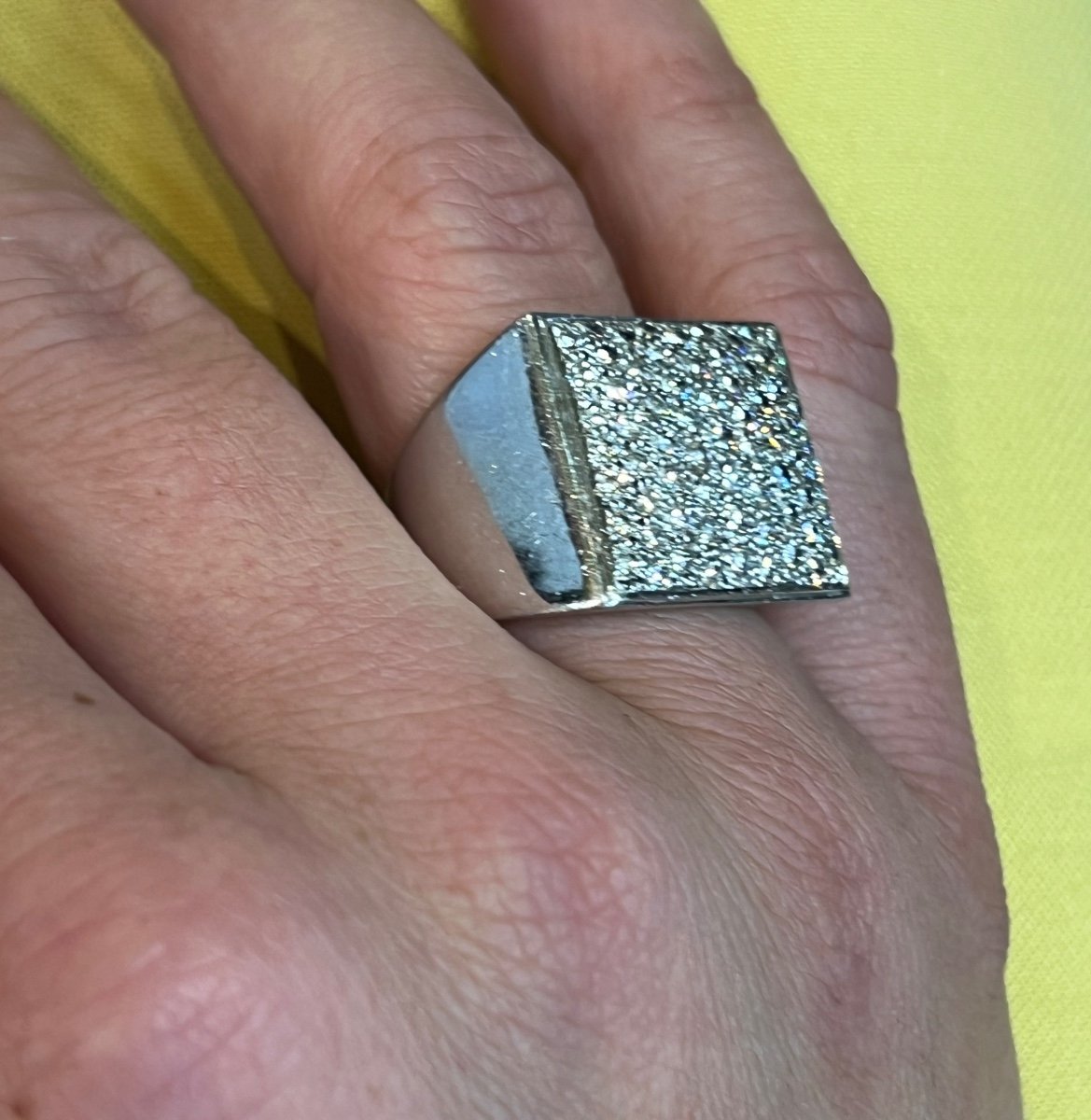 Pave Diamond Ring 