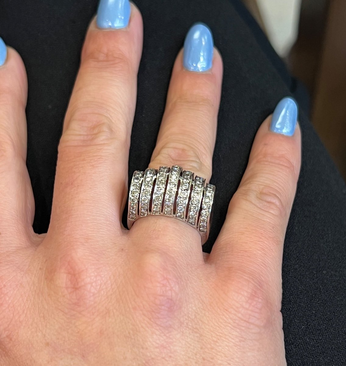 Tonneau Diamond Ring -photo-2