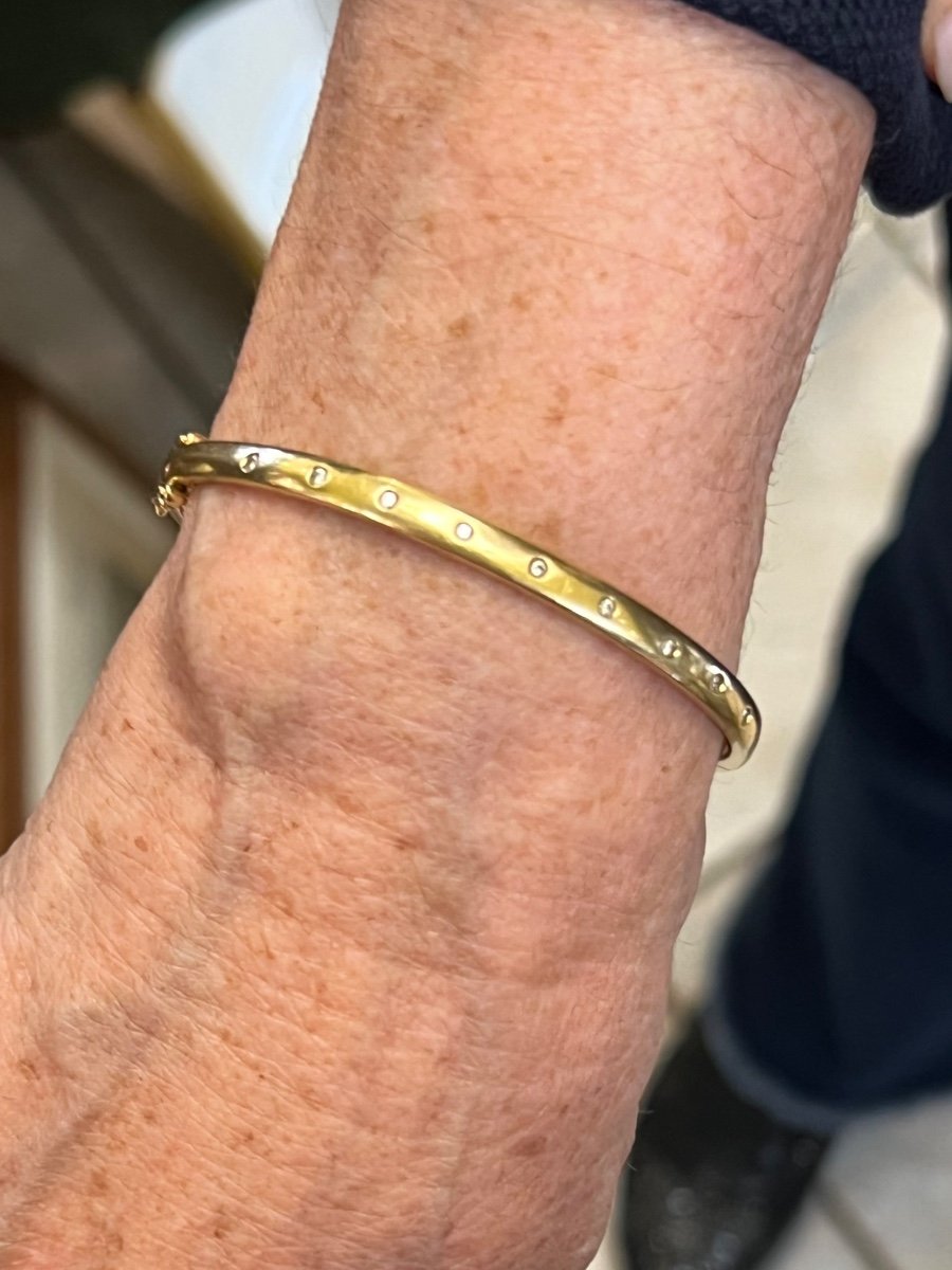 Bracelet Jonc Diamants 