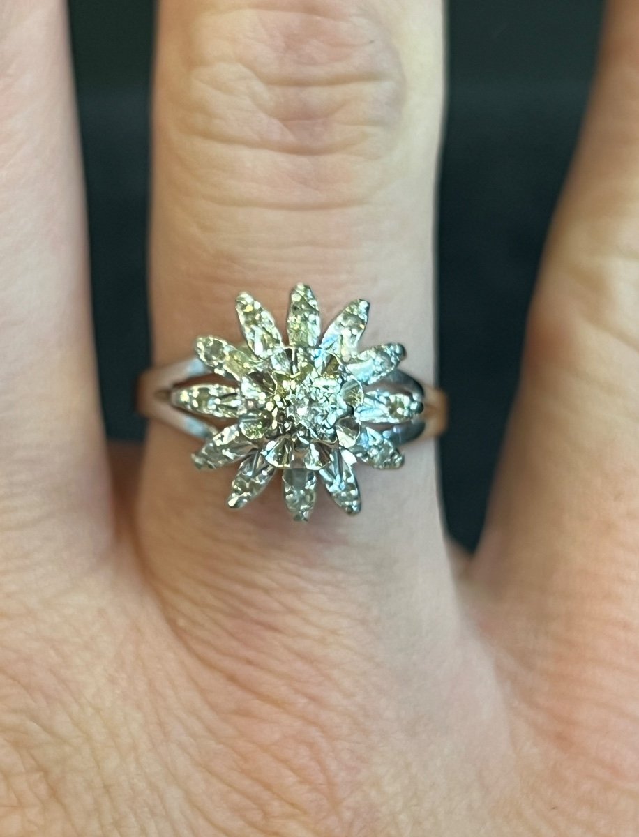 Bague Pompadour Diamants -photo-3
