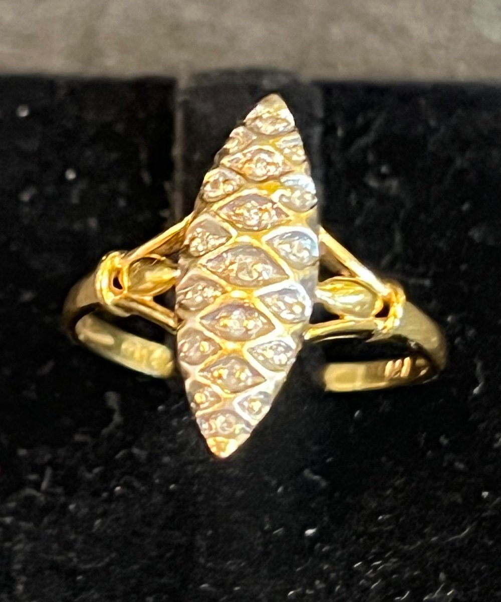 Bague Marquise Diamants 