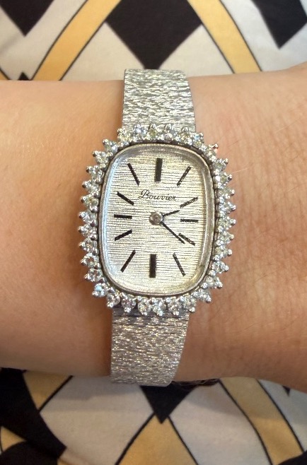 Bouvier Gold And Diamond Watch
