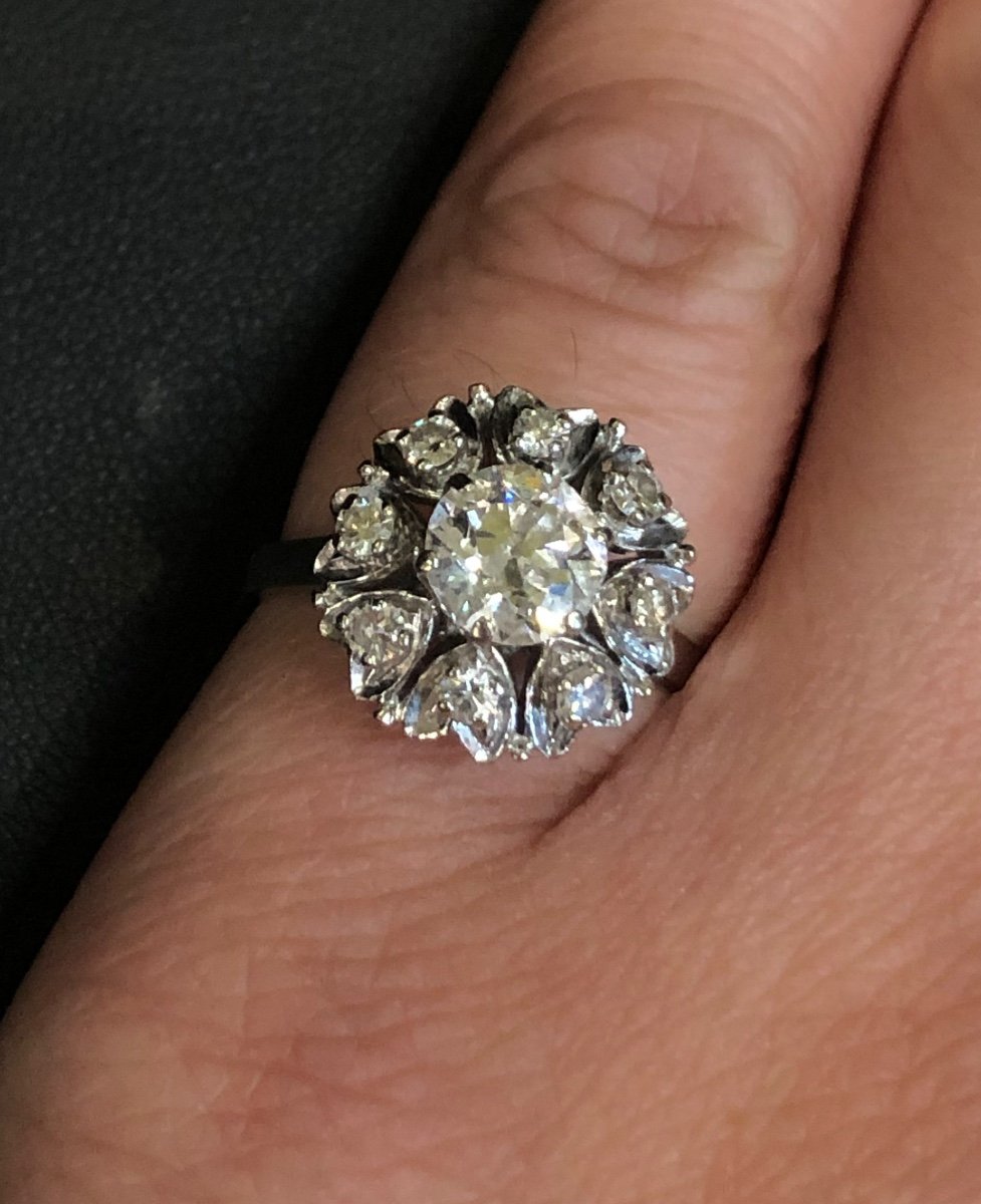 Pompadour 9 Diamond Ring