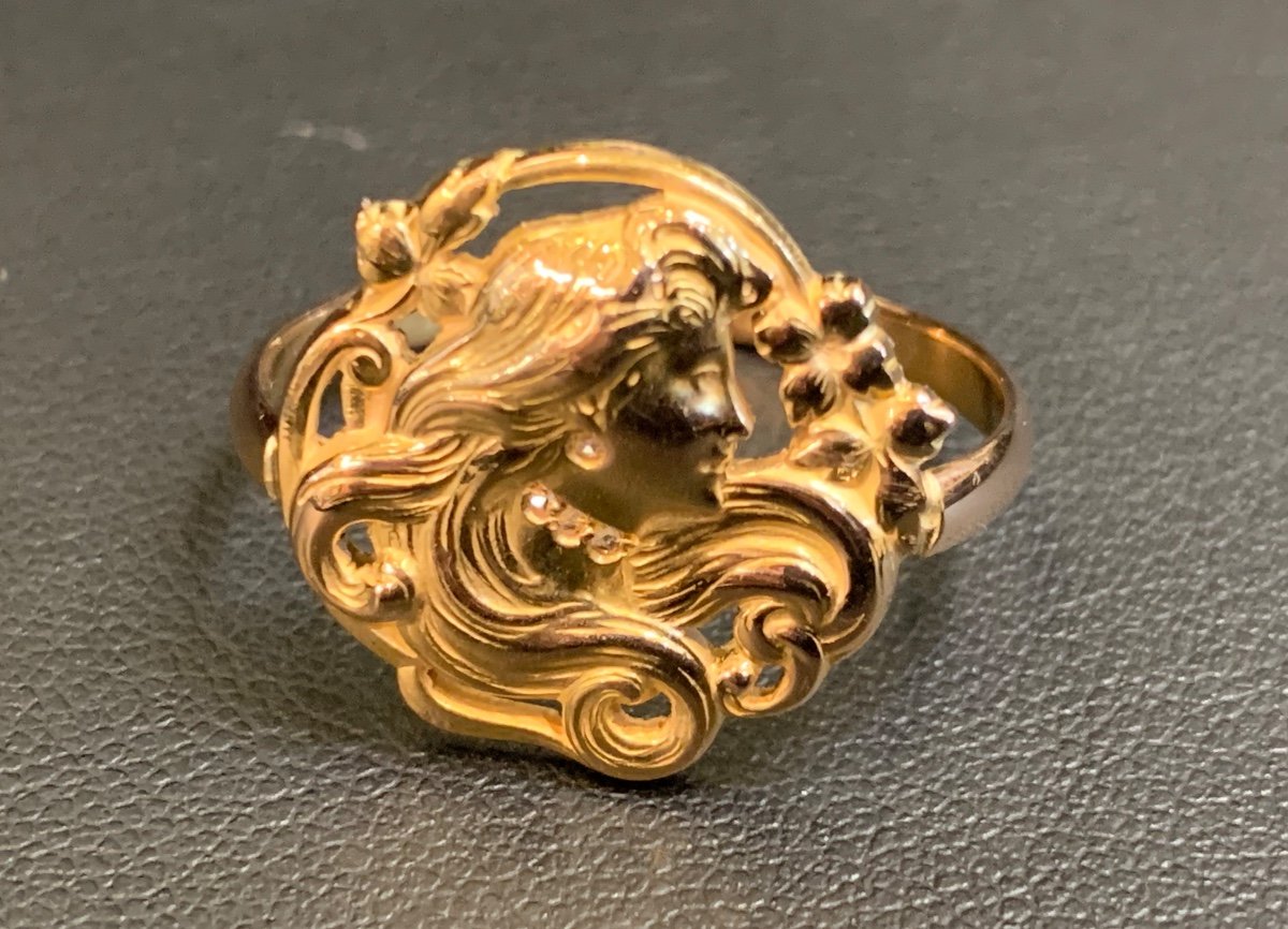 Bague Art nouveau -photo-3