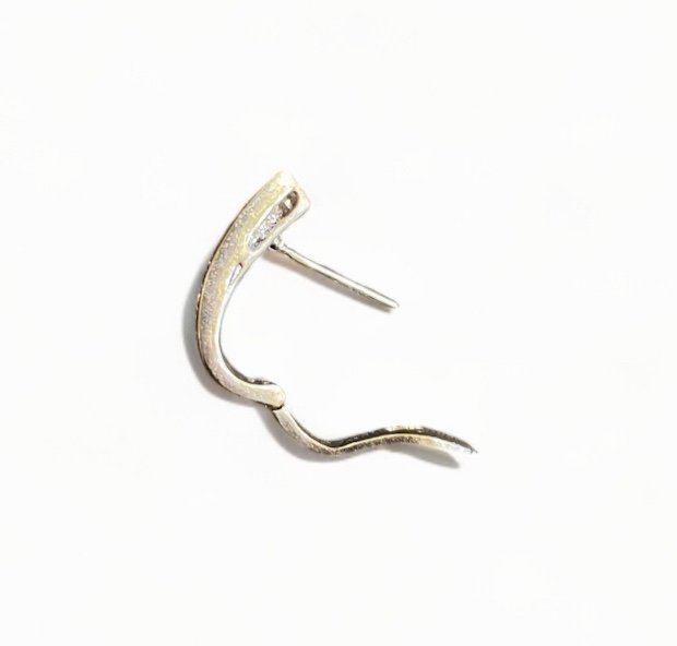 Une Paire De Boucles D’oreilles Diamants-photo-4