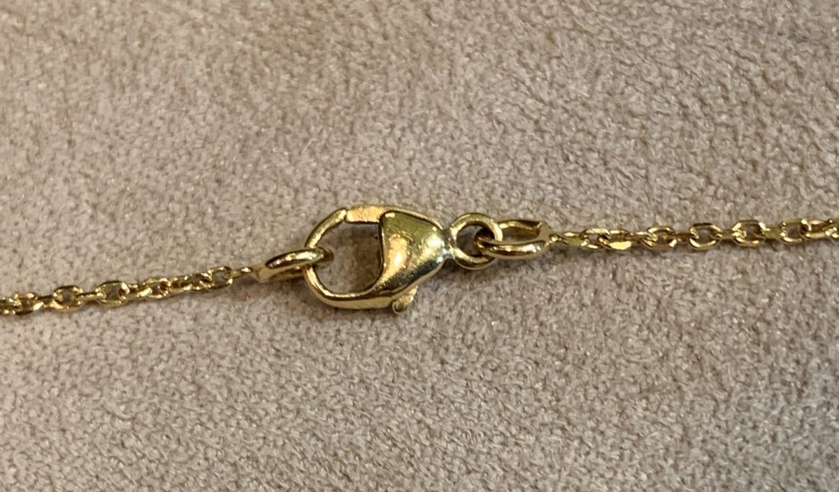 Collier Or draperie -photo-2