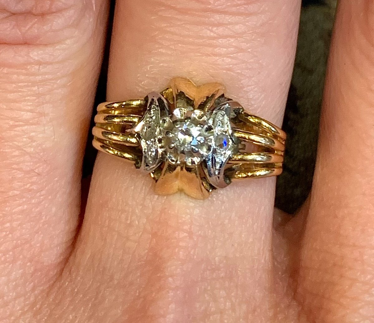 Diamond Tank Ring
