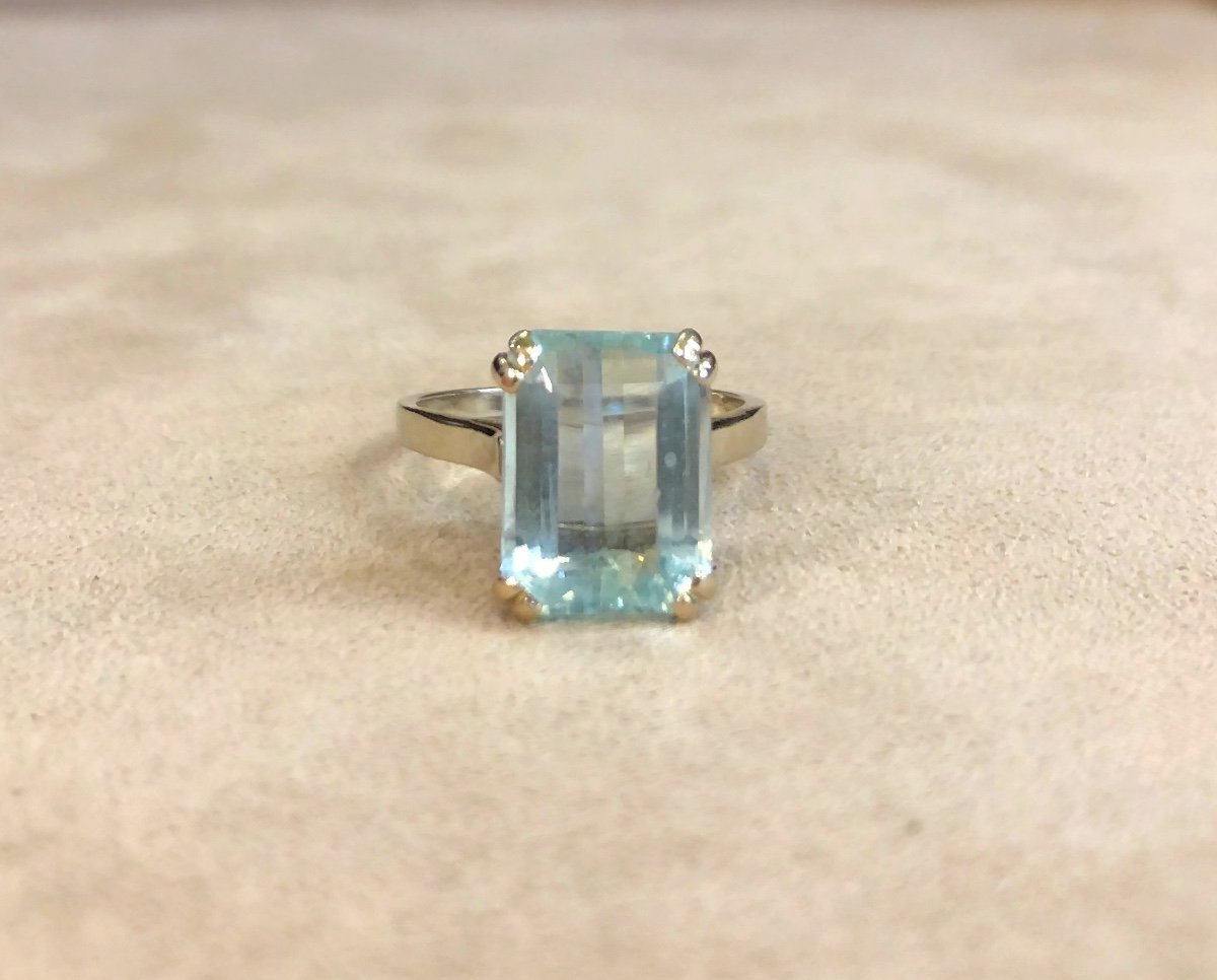 Bague Aigue-marine