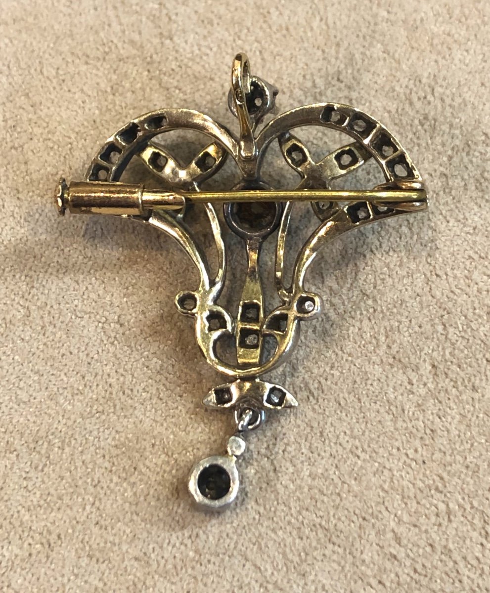 Leaf Pendant / Brooch-photo-3